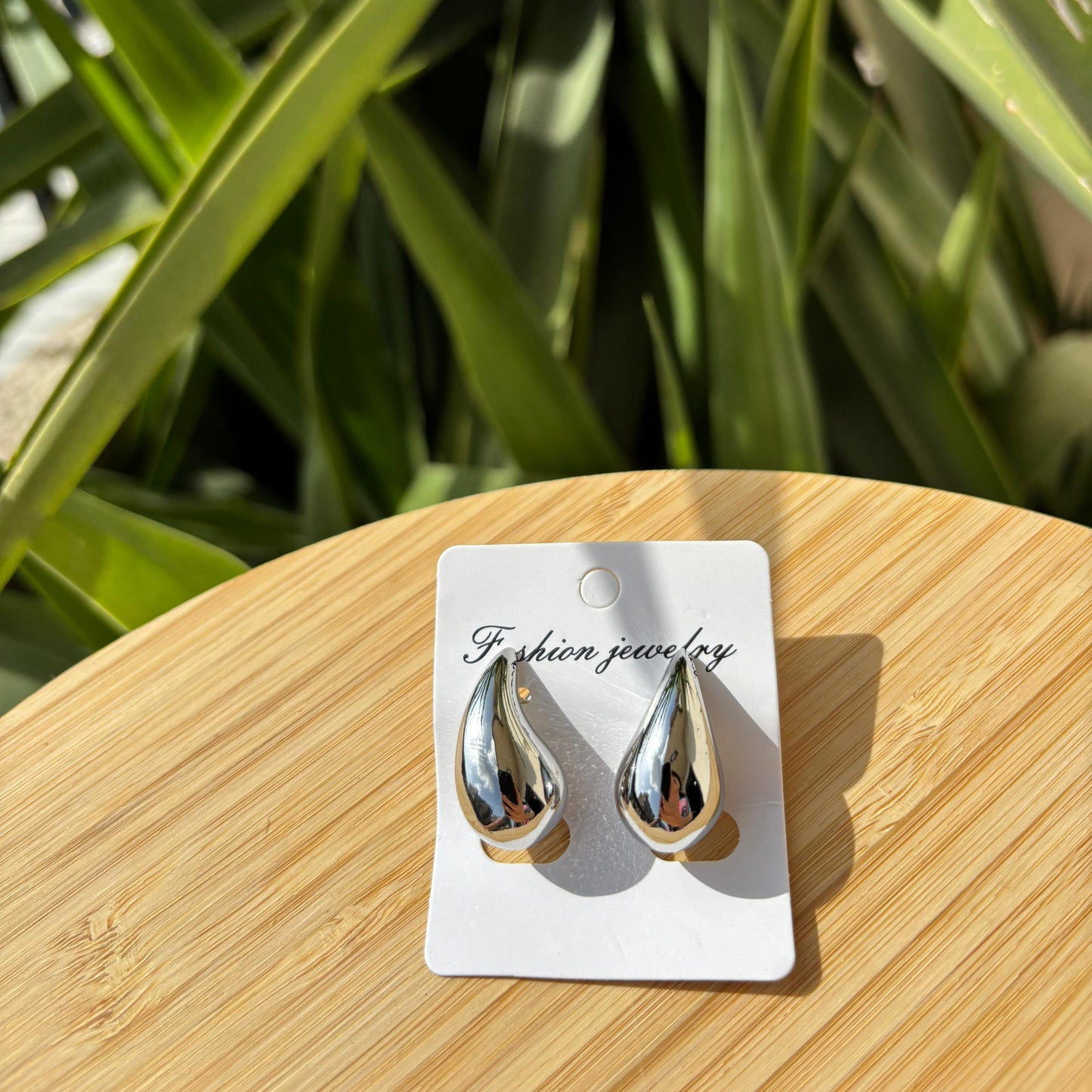 Drop Silver Earring