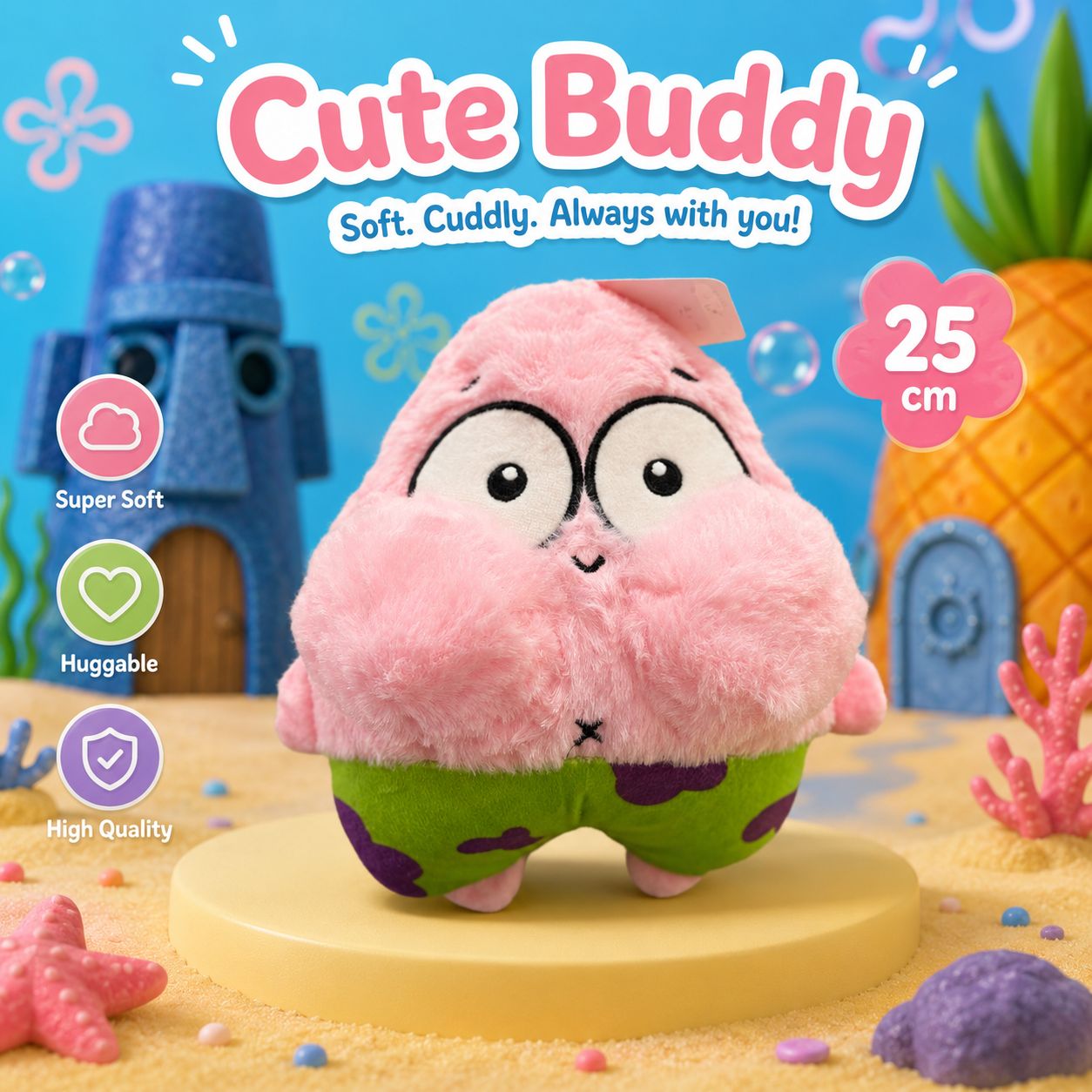 PATRICK STAR MINI PLUSH