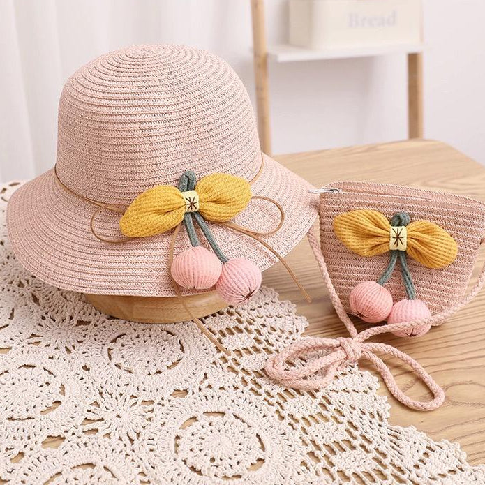 Summer Hat Set With Flower