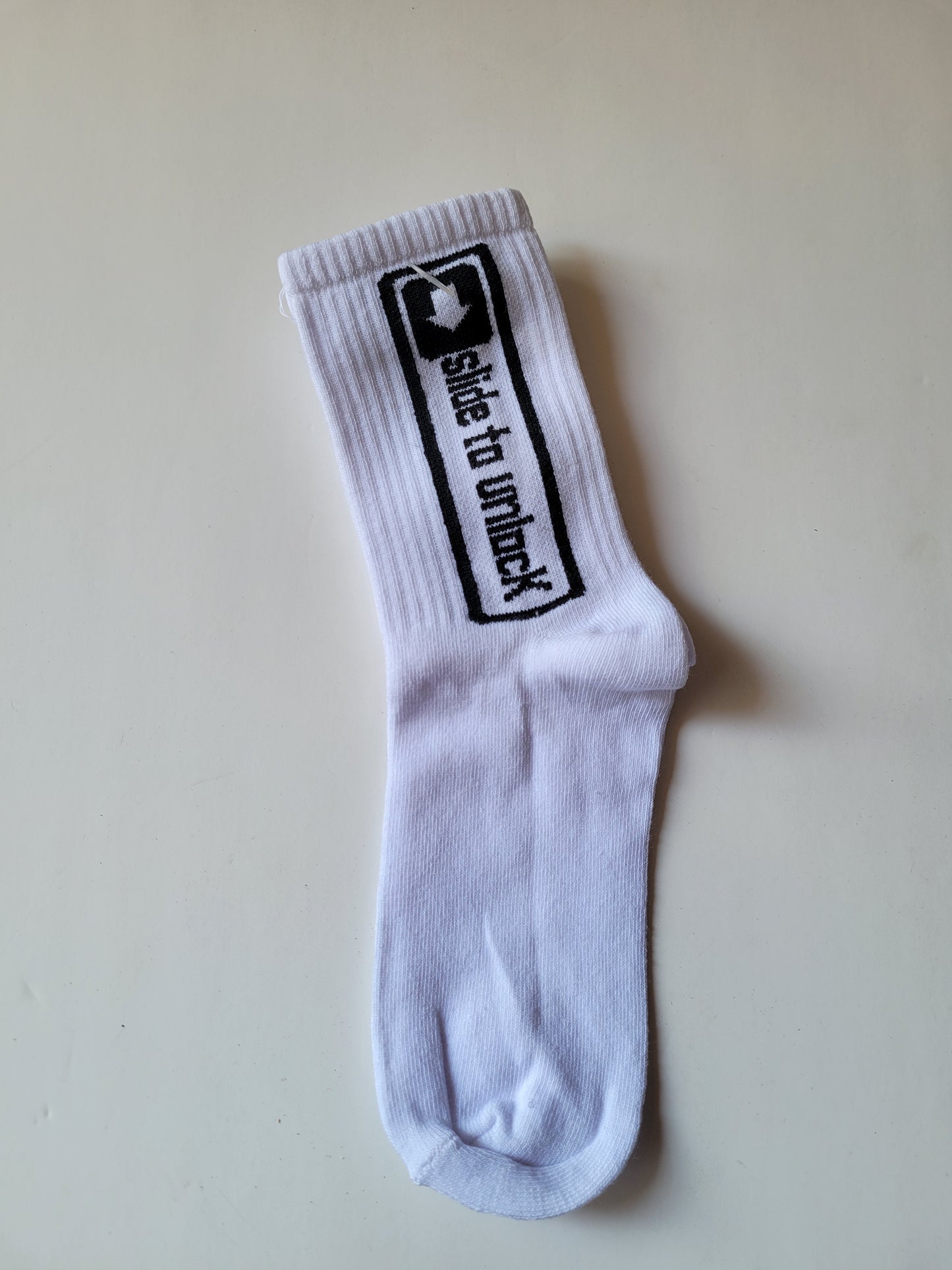 Slide to unlock socks