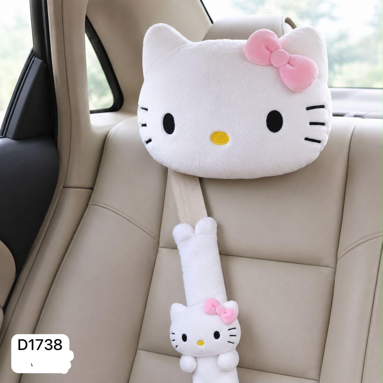 HELLO KITTY CAR HEADREST