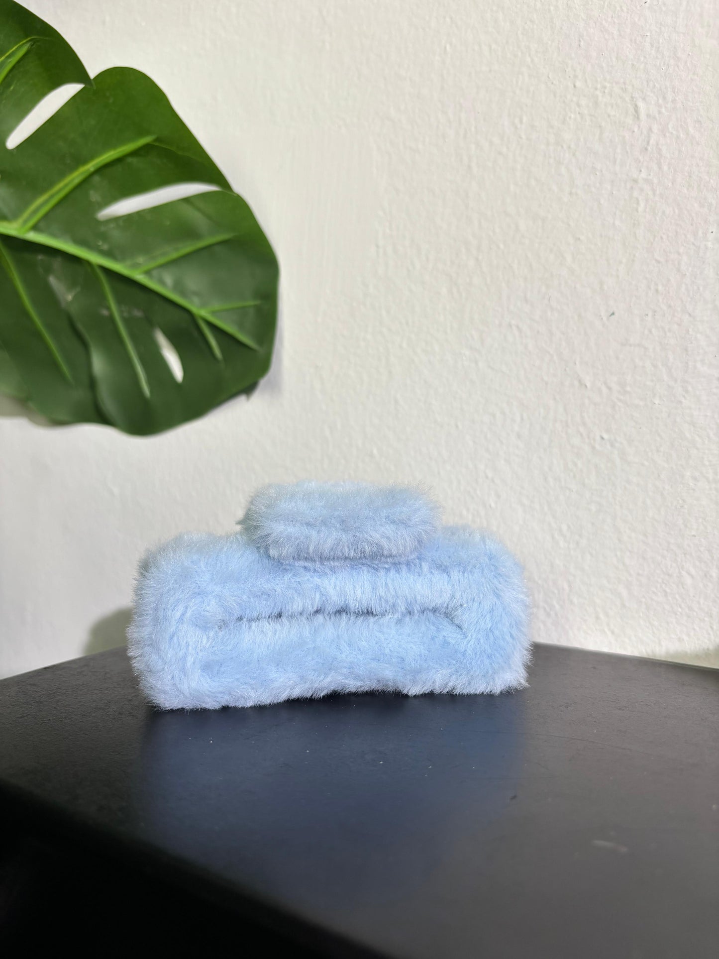 Fluffy Hair Clips