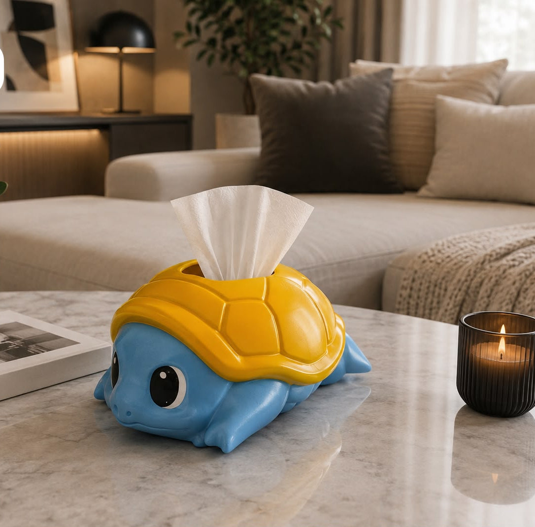 SQUIRTLE TISSUE BOX
