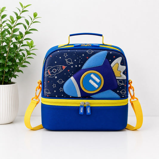CUTE KITTY MULTI DESIGN KIDS SLING & LUNCH BAG