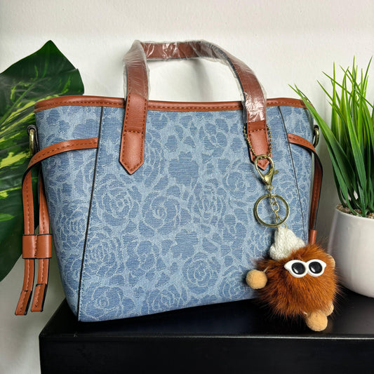 Tamaris Fernanda Shopper Handbag (Blue denim)