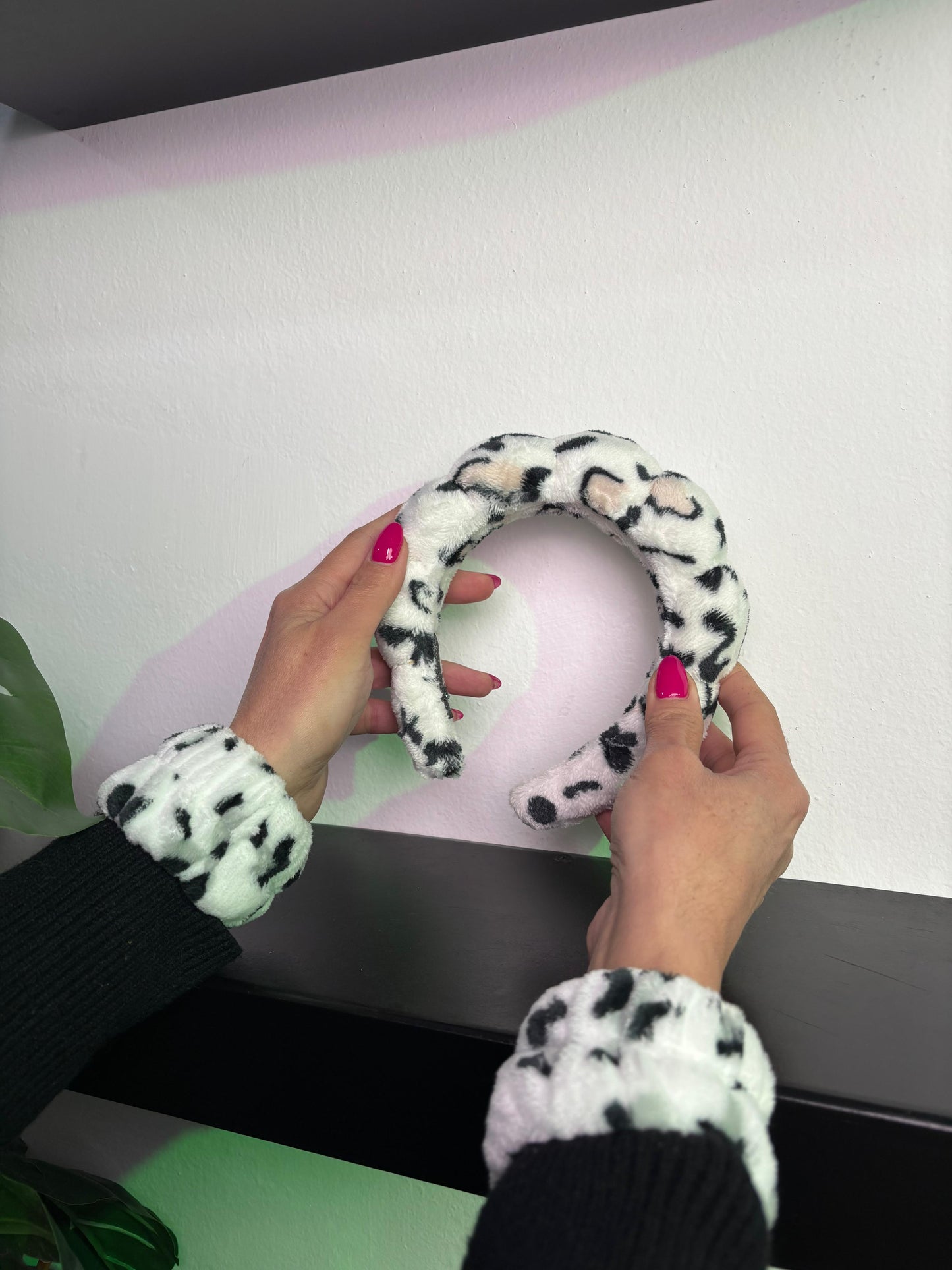 Skincare Headband & wristband Set