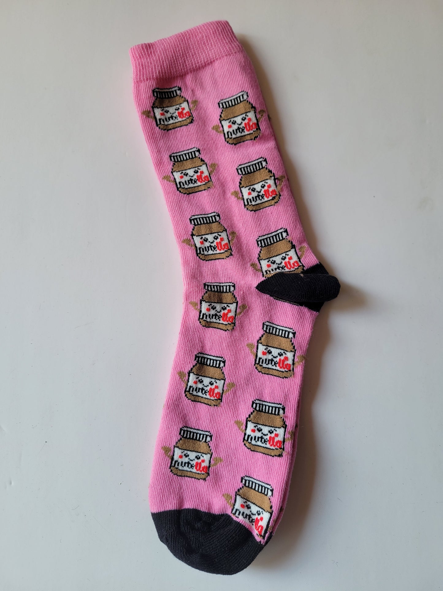 Pink Nutella socks