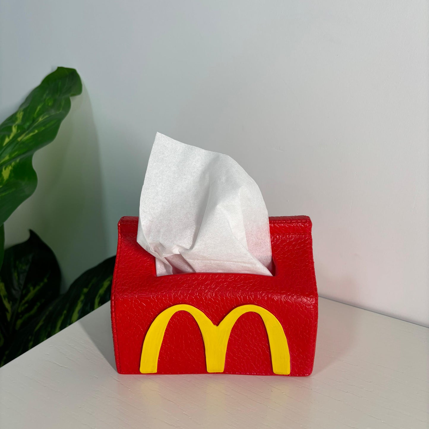 McDonald's-themed tissue box