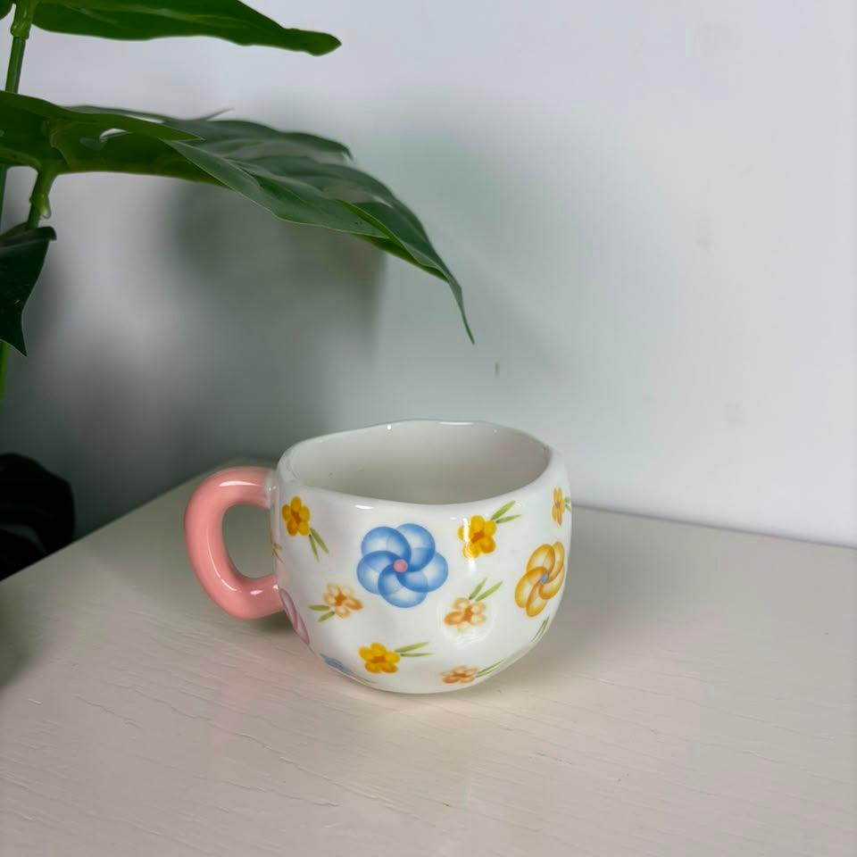 Floral ceramic Mug