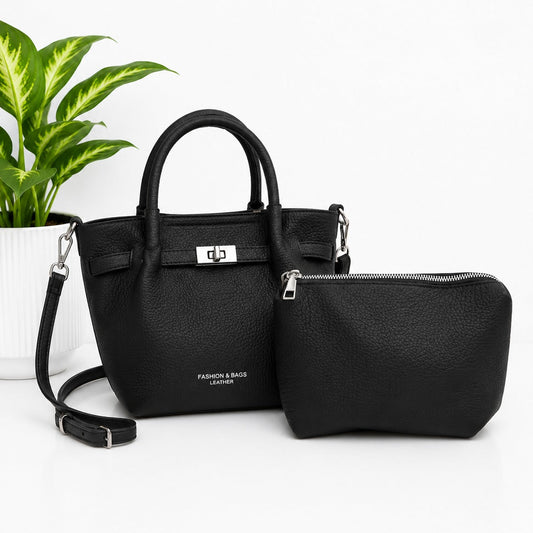 LEATHER HANDBAG SET