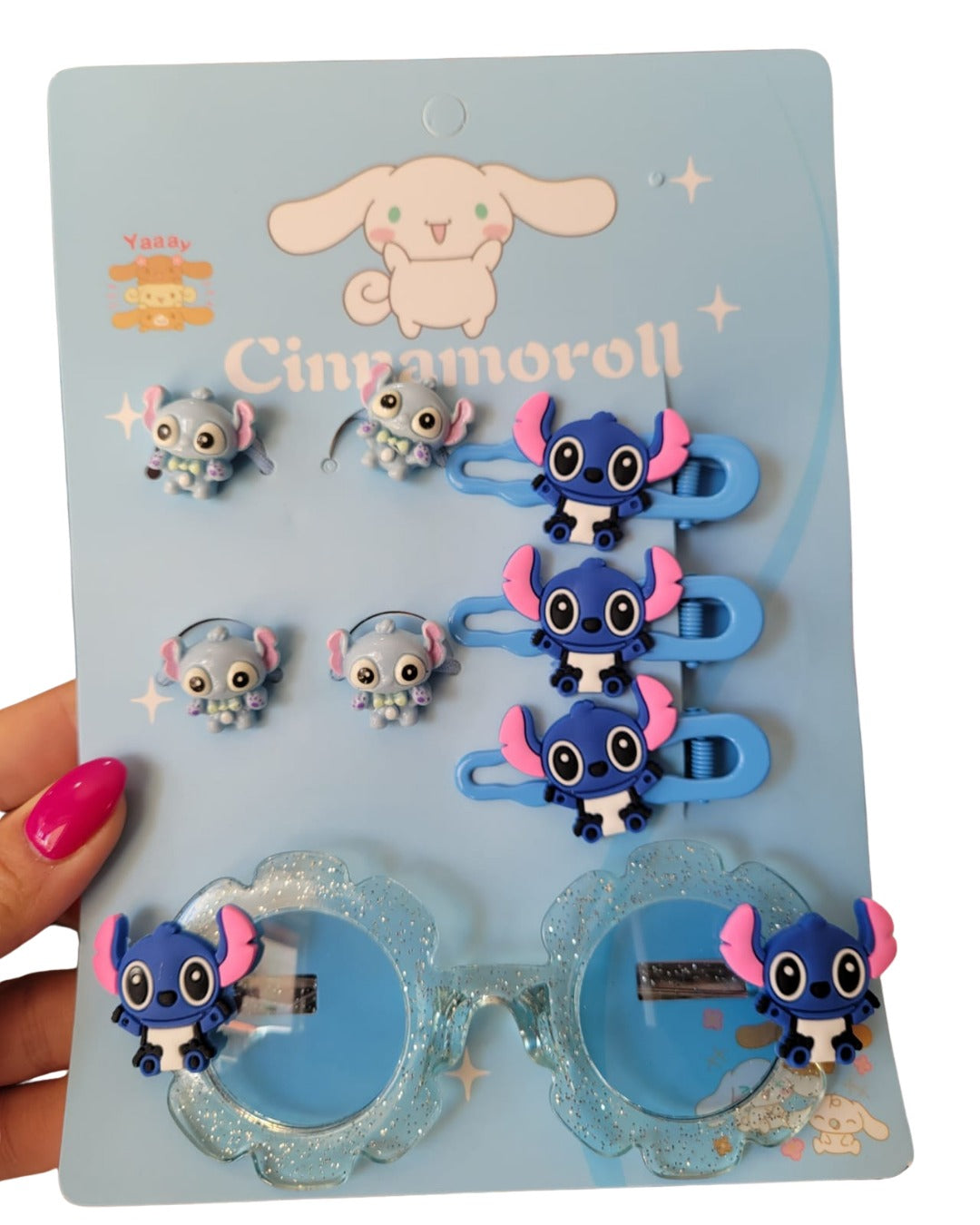 Hair Clips & Glasses set