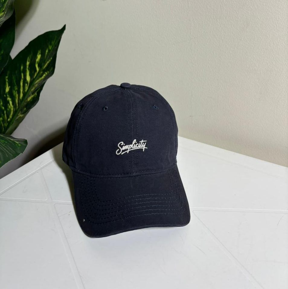 EMBROIDERED SIMPLICITY CAPS