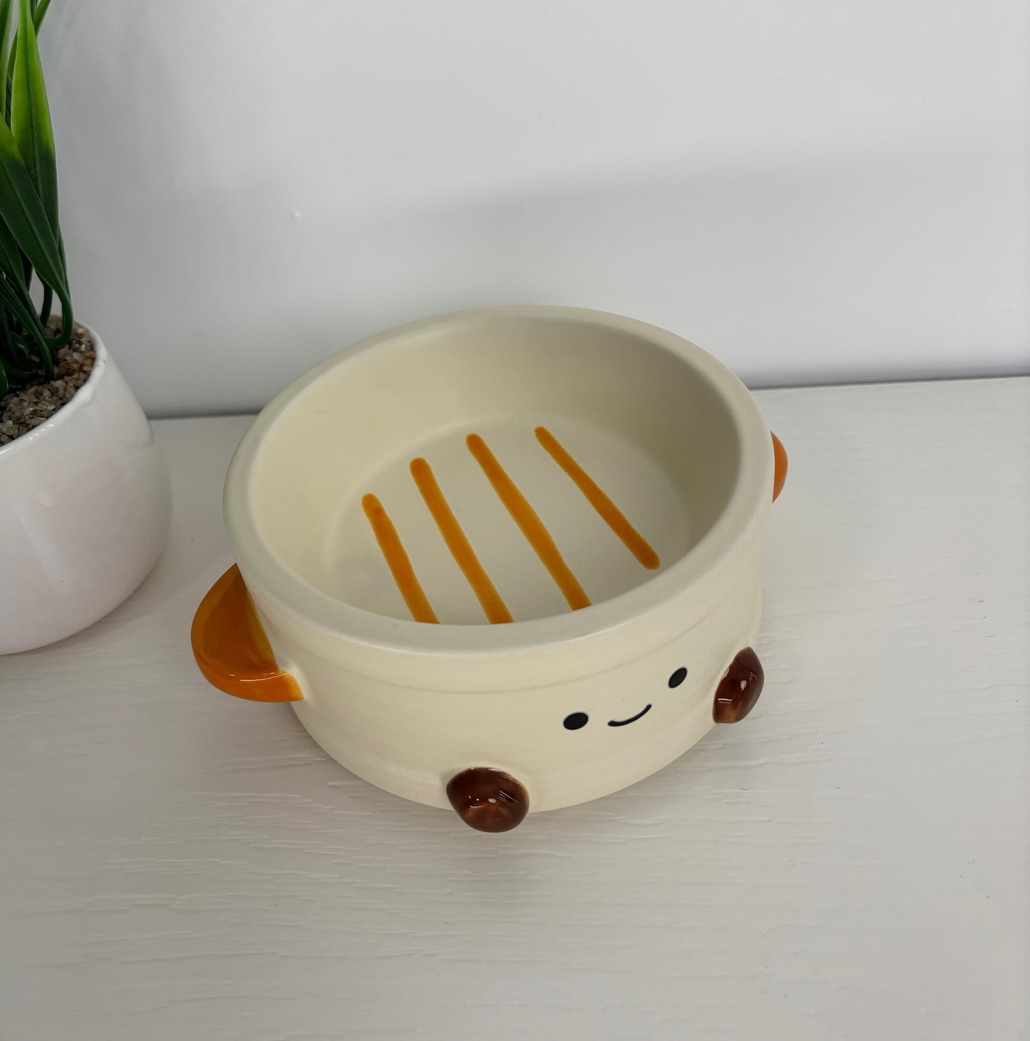 Peauleyhome cute underglazed ceramic Bowl