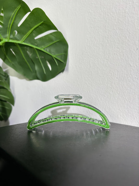 Transparent Line Claw Clip