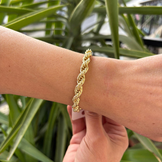 Golden Twist Bracelet
