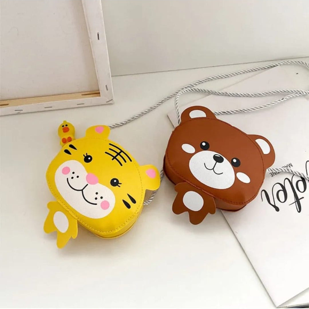 Bear & Tiger Mini Crossbody Bag