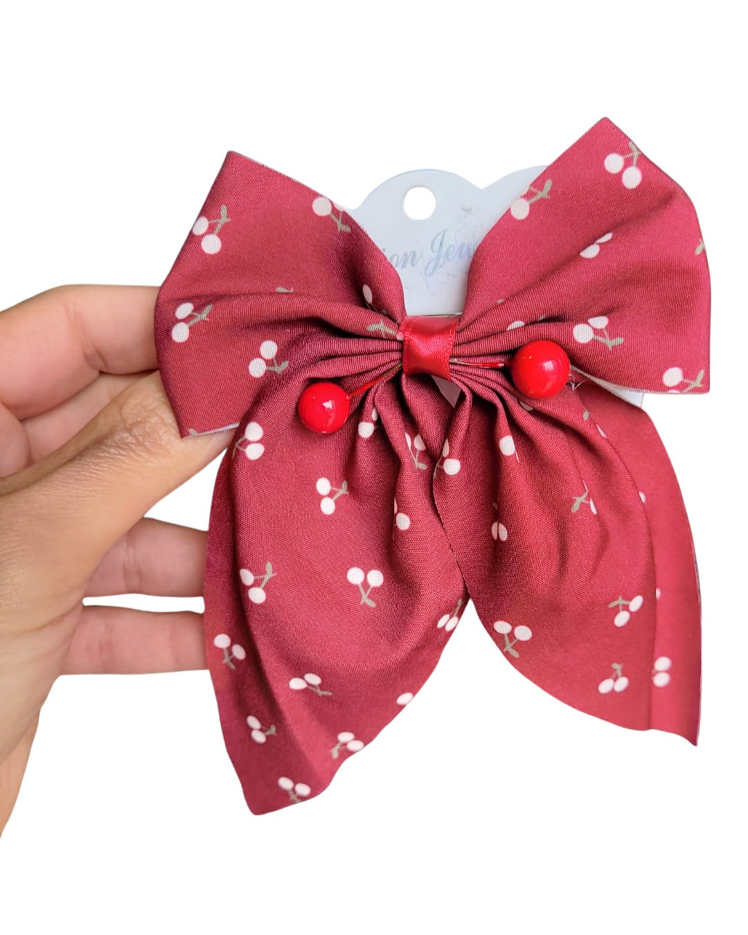 Cherry Hair Bow
