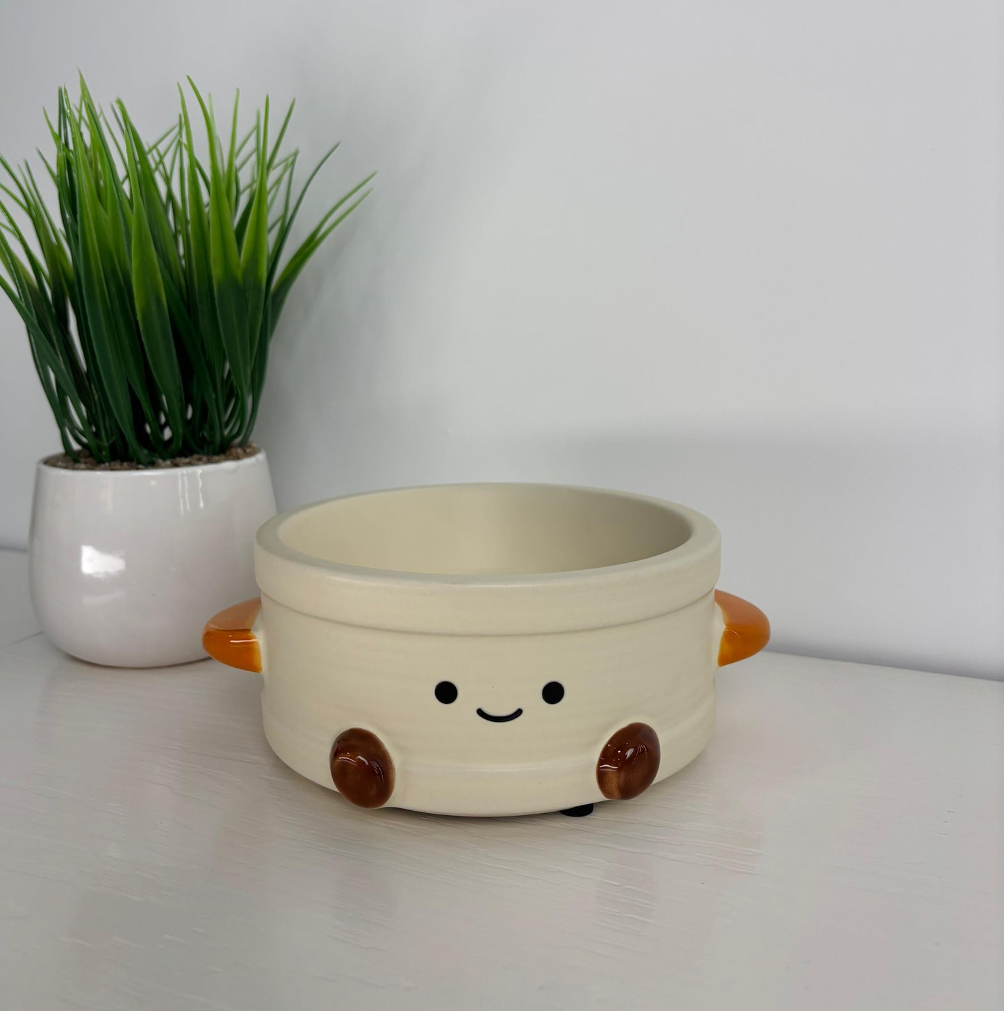 Peauleyhome cute underglazed ceramic Bowl