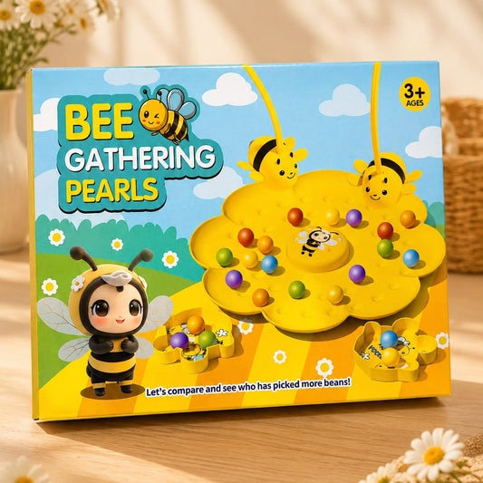BEE GATHERING PEARLS