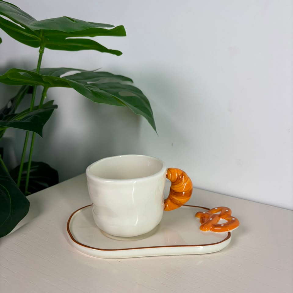 Croissant ceramic Mug