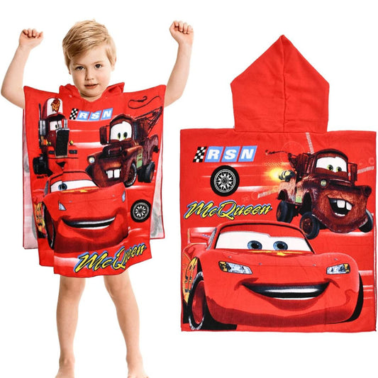 Disney CARS red Poncho beach