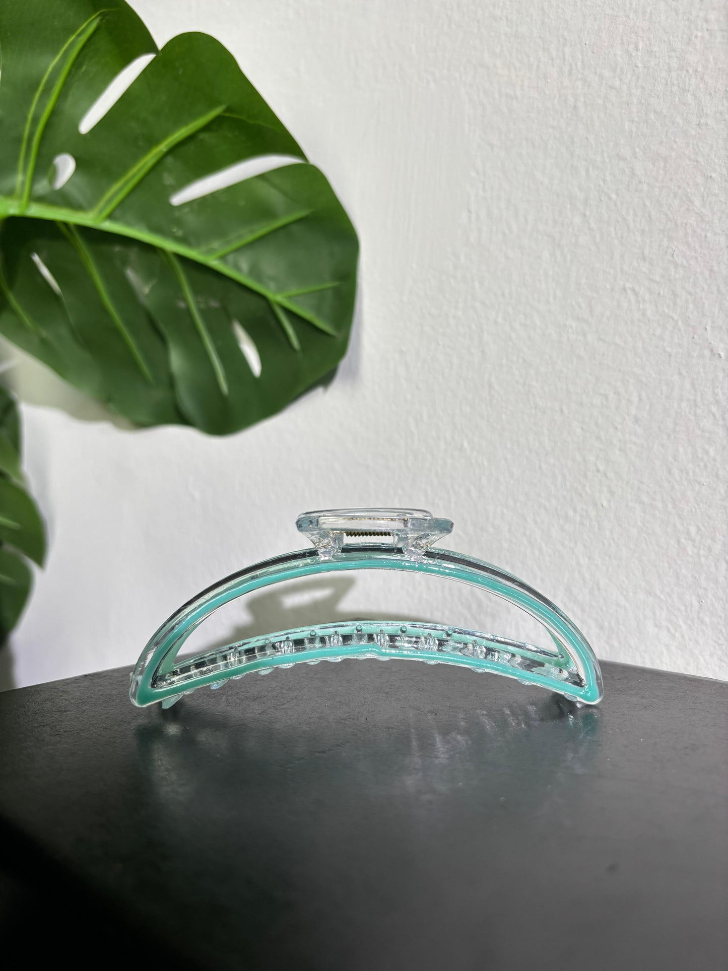 Transparent Line Claw Clip