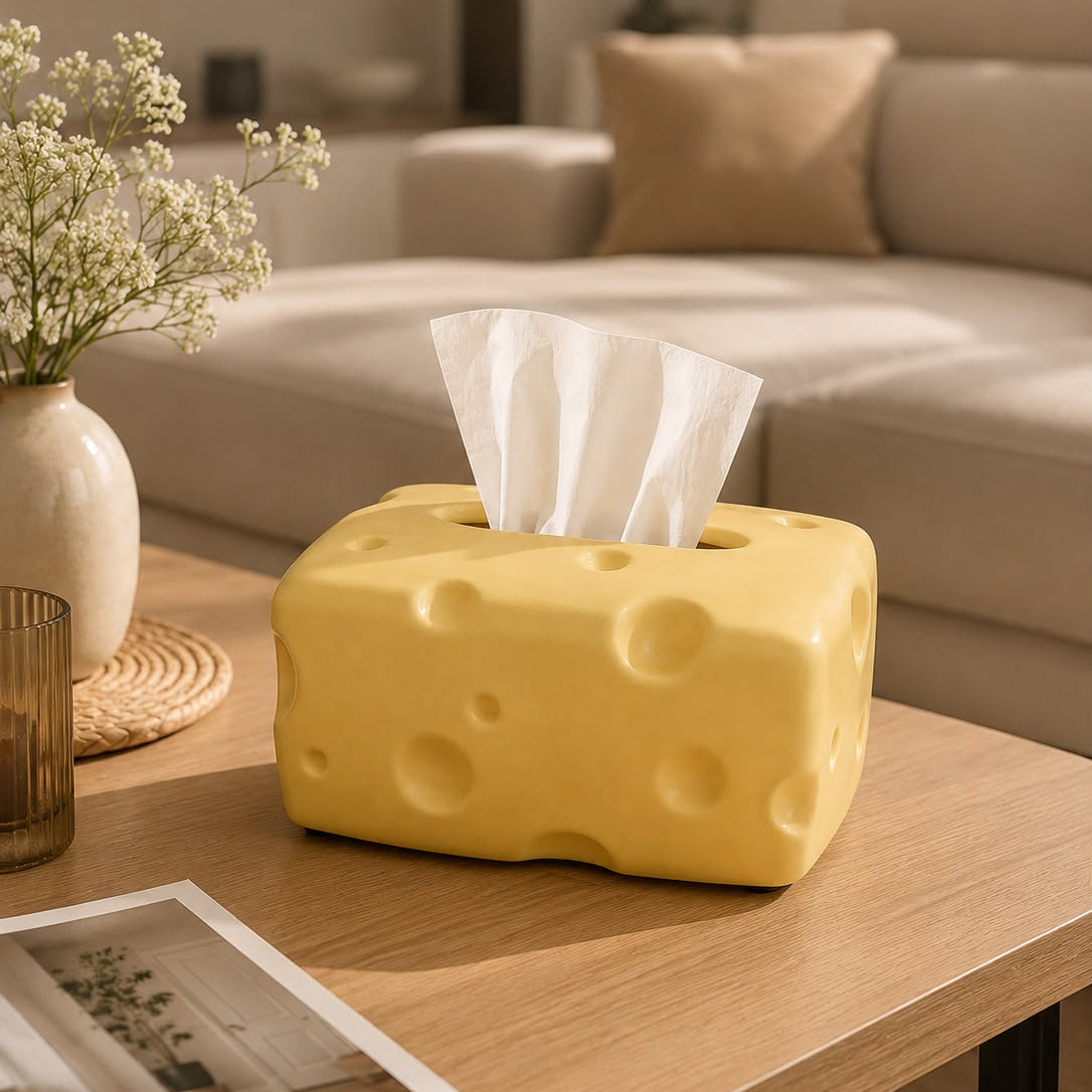 CHEESE TISSUE BOX