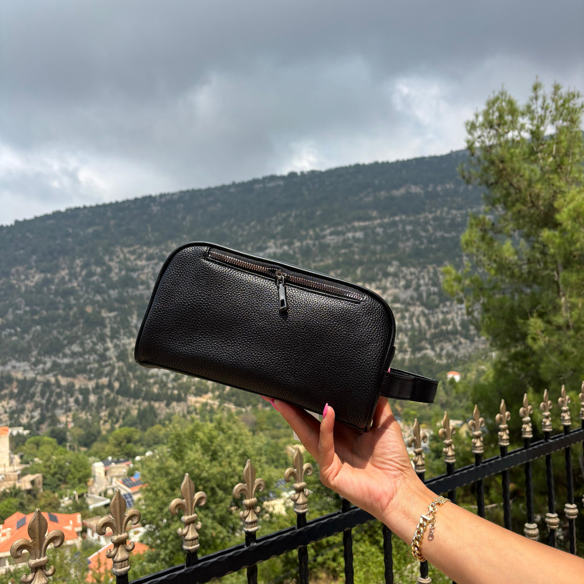 Men's Side-handle Clutch Bag