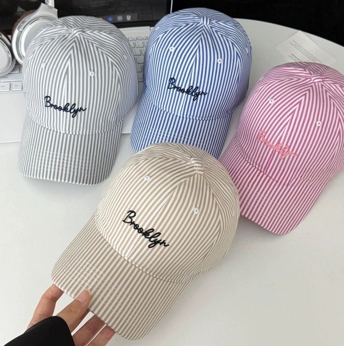 EMBROIDERED BROOKLYN CAPS