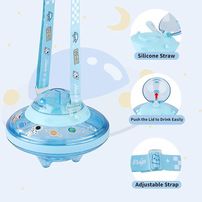 SPACE WATER BOTTLE 500ML BPA FREE