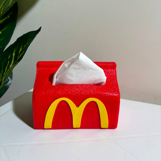 McDonald's-themed tissue box
