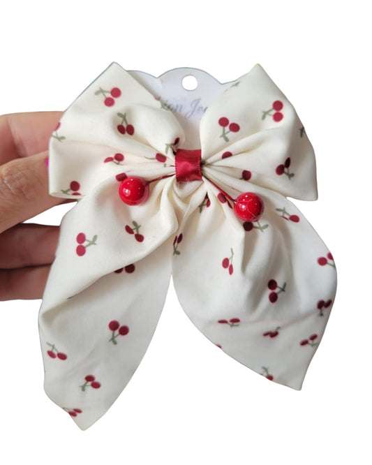 Cherry Hair Bow