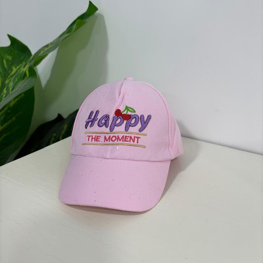 Happy With a Cherry Graphic Baseball Cap