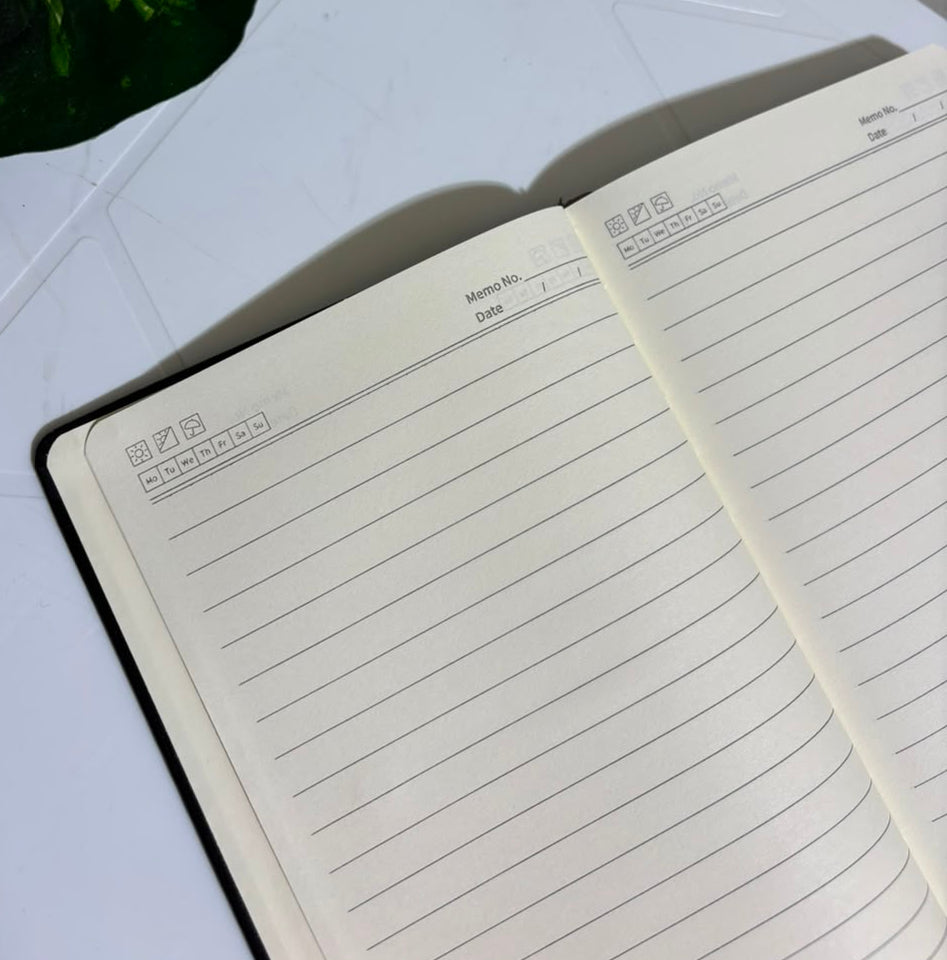 DARK GRAY A5 HARDBOUND NOTEBOOK