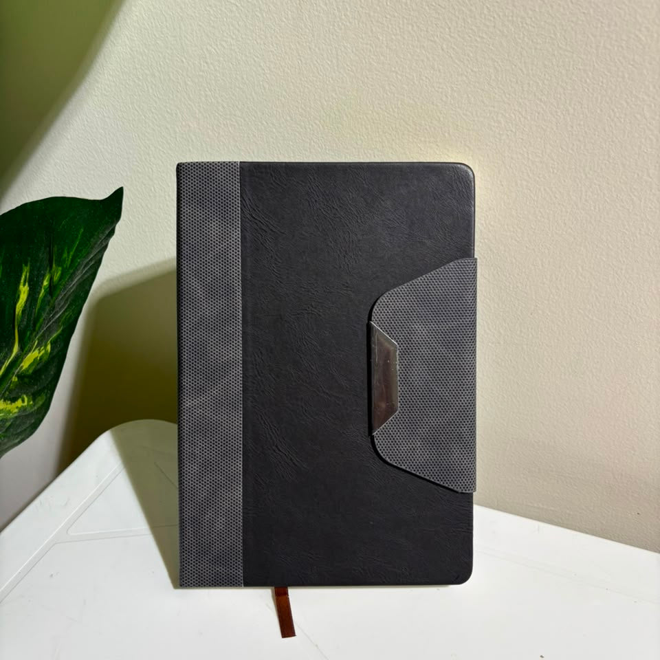 DARK GRAY A5 HARDBOUND NOTEBOOK