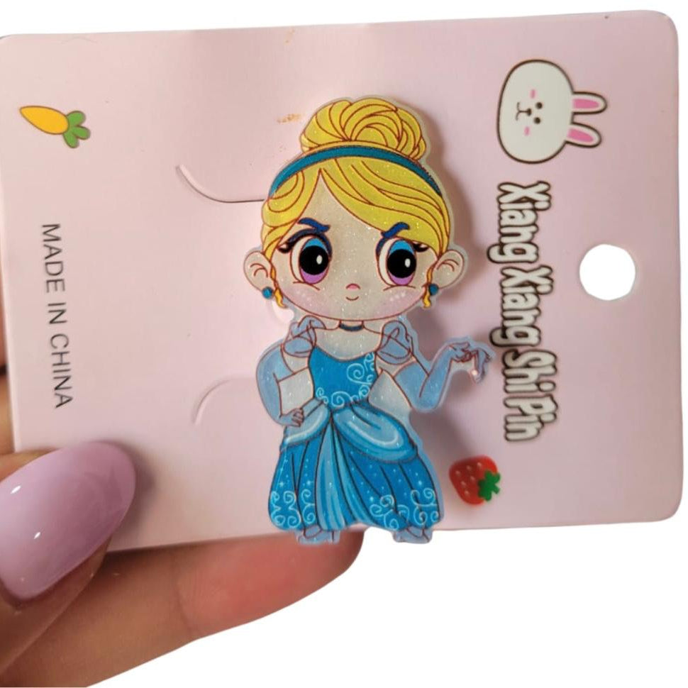 Barbie Princess Frozen Cartoon Hair Clips