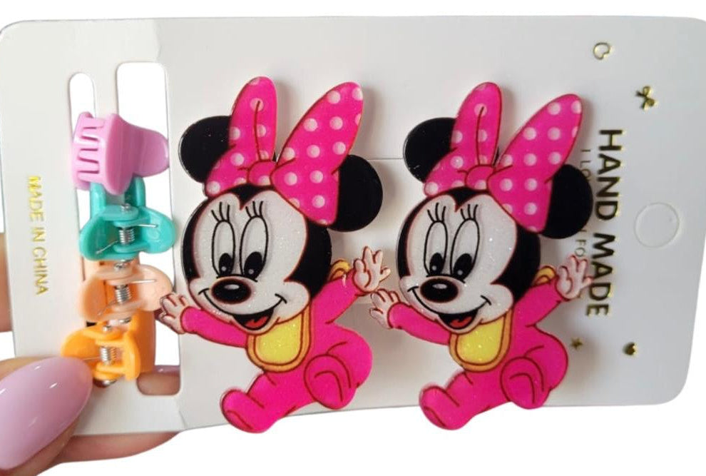 New Mickeys Minnies hairpins