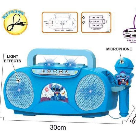 DISNEY STITCH KARAOKE MICROPHONE 🎤
