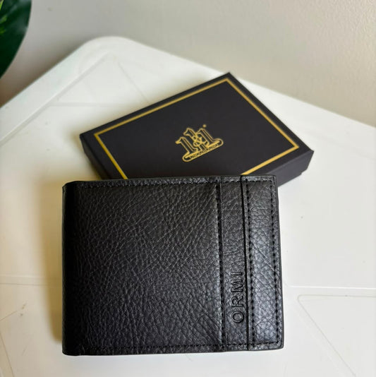 ORMI BLACK MEN'S WALLET