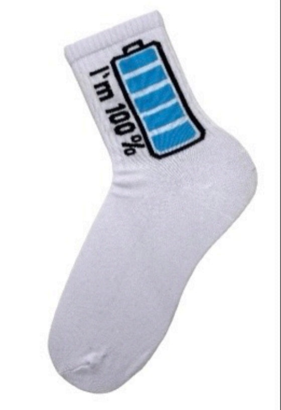 I'm 100% socks