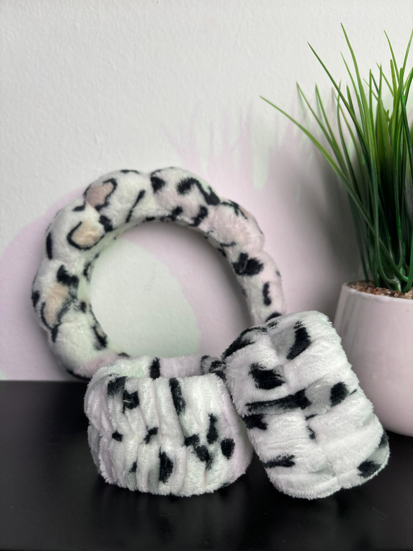 Skincare Headband & wristband Set