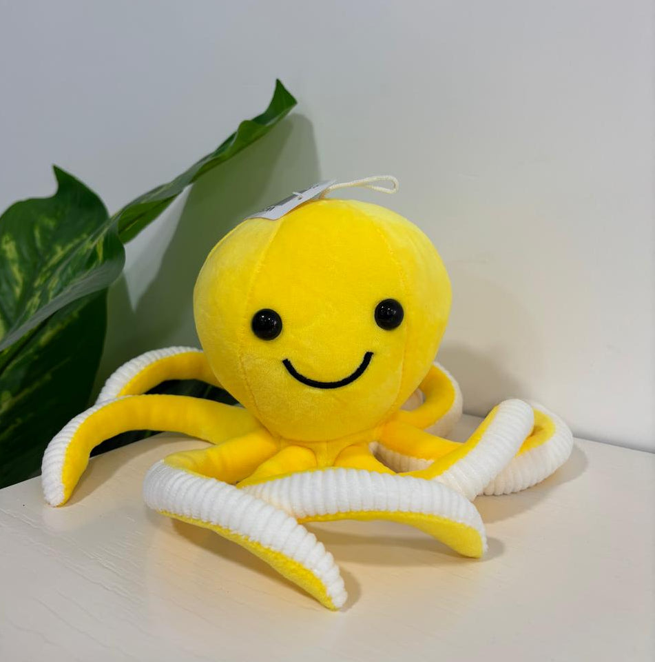 Cute Smiling Octopus Plush Toy