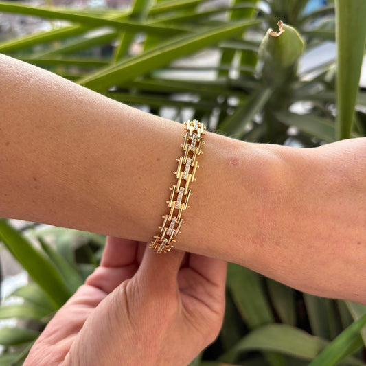 Golden Link Chain Bracelet