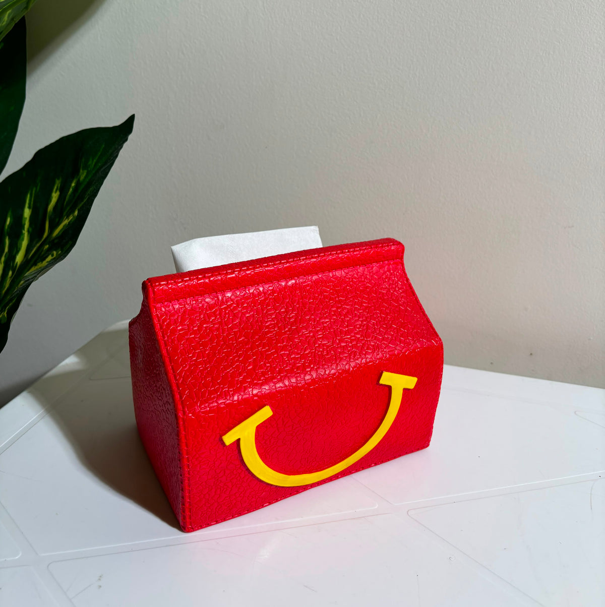 McDonald's-themed tissue box