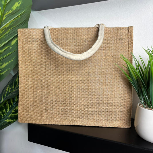 Burlap Tote bag